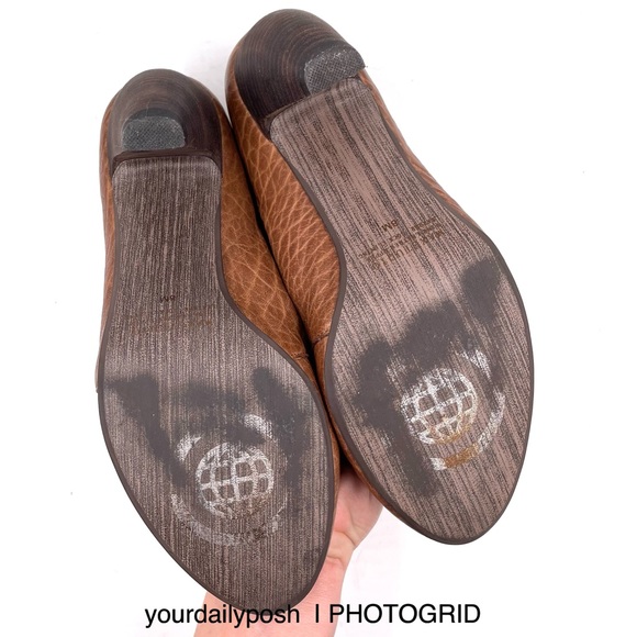 MaxStudio brown leather cone heel Biopic Mary Jane pumps US 8M - Picture 7 of 11